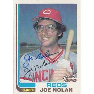  1982 Topps #327 Joe Nolan Reds Signed 