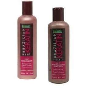 NuNaat Brazilian Keratin Deep Moisturizing Shampoo & Conditioner 10 0z