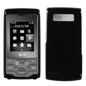 Glossy Black Hard Case Snap on Cover for AT&T LG GU295  