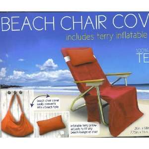  2X Beach Lounge Chair Cover Includes Terry Inflatable 