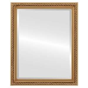  Santa Fe Rectangle in Gold Paint Mirror and Frame
