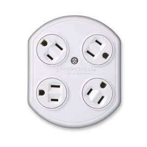   360 Electrical 4 Outlet Rotating Adapter (36030 W)
