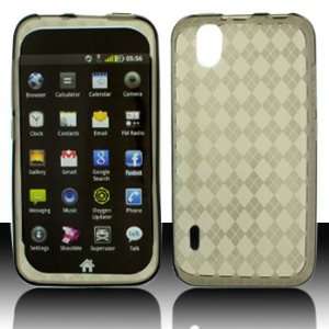  LG LS855 Marquee Crystal Skin Smoke Case Cover Protector 