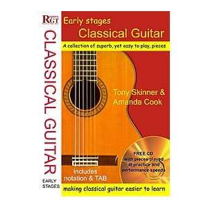  RGT   Early Stages Classical Guitar Book/CD Set Musical 
