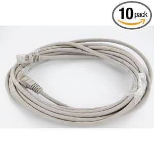  15 Ft CAT5 CAT 5e CAT 5 ETHERNET NETWORKING CABLE Gray 