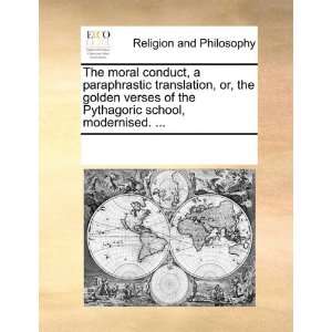  The moral conduct, a paraphrastic translation, or, the 