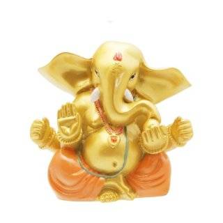   Ganesha Beautiful Statues 2.5 Hindu Good Luck God Home & Kitchen