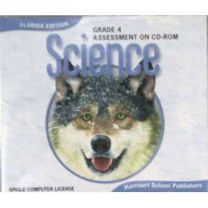  Harcourt Science: Assessment on Cd rom (Grade 4, Florida 