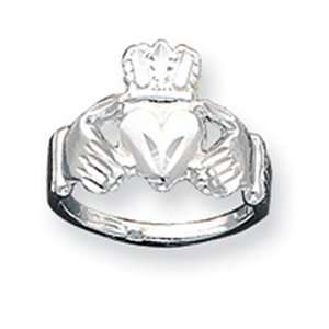  Sterling Silver Claddagh Ring, Size 9 Jewelry