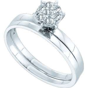   Round Diamond Bridal Set ( Size 7 H I Color, I1 I2 Clarity) Jewelry