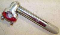 You are viewing a new old stock dark red and silver bicycle stem. This 