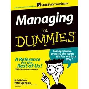  Skillpath Managing for Dummies Workbook 2e (9780764568022 