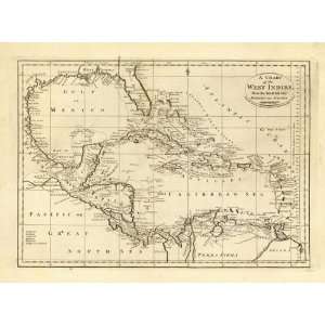  Chart of the West Indies, 1811 Arts, Crafts & Sewing