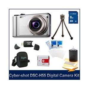  Sony Cyber shot DSC H55 14.1MP Digital Camera with 10x 