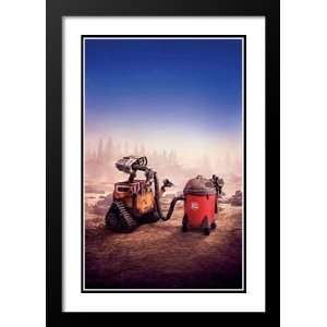  Wall E 20x26 Framed and Double Matted Movie Poster   Style 