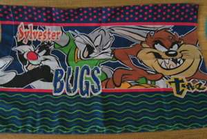 Bugs Bunny Taz Daffy Duck Warner Bros Kids Pillow Case  