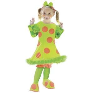  Childs Toddler Lolli The Clown Costume (3 4T): Toys 