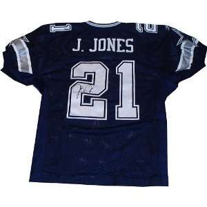  Julius Jones Dallas Cowboys Autographed Navy Blue Jersey 