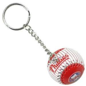  Philadelphia Phillies Team Clubhouse Ball Keychain: Sports 