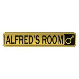   ALFRED S ROOM  STREET SIGN NAME