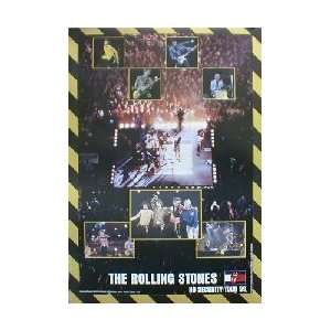  Posters: Rolling stones   No Security Poster   93x62cm: Home & Kitchen