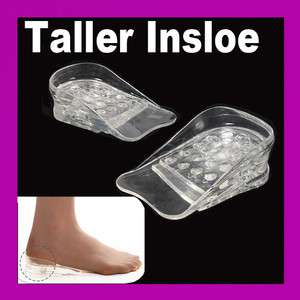 Layer Taller Silica Height Increase Insoles Pads  
