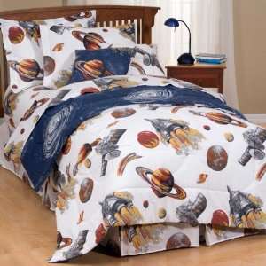 Kids Outer Space Bedding Sets   Comforter Set + Bed Sheets   Galaxy 