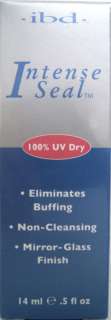 IBD INTENSE SEAL 100% UV Dry Nail Top Coat 0.5 oz *NIB  
