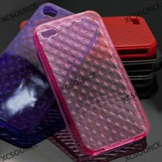   gel skin tpu case cover for apple iphone 4S and CDMA 4G PC106  