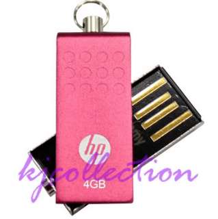 HP 4GB 4G USB Mini Flash Pen Drive PINK v115p  