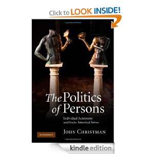The Politics of Persons Christman  Kindle Store