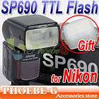 OLOONG SP690 SP 690 Speedlite flash for Nikon i TTL D7000 D5100 D3000 