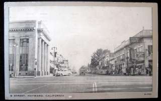 Hayward CA~1948 B Street~GREYHOUND BUS STATION  