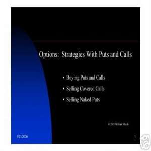  Options Strategies With Puts and Calls Budget Educators Books