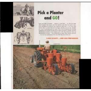  Allis Chalmers Tractors Planters 4 Pg 1960 Farm Vintage 