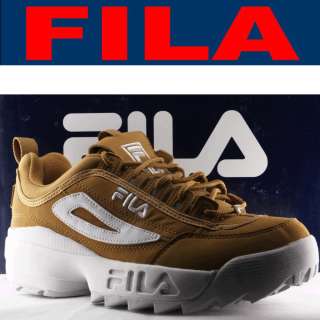 FILA shoes DISRUPTOR II Fb/Syn wheat SUEDE US 7.5  