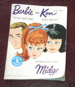 MATTEL COLLECTORS 1962 BARBIE KEN MIDGE 30 PAGE CATALOG  