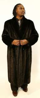   Ranch Mink Fur Coat Female Pelt Black Plus Size XXL Furs Sz 54  