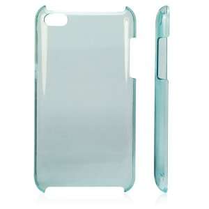  Light Blue /Plastic Case for Apple iPod Touch 4+Free 