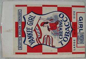 1920‘s~Yankee Girl Chewing Tobacco Pouch  