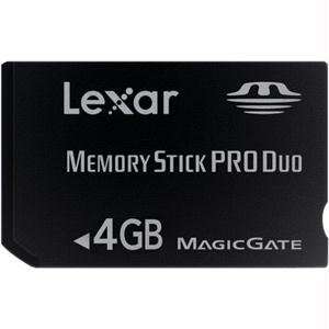   By Lexar Media 4GB Memory Stick PRO Duo   4 GB: Office Products