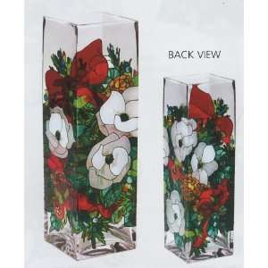  Christmas Rose   Vase by Joan Baker