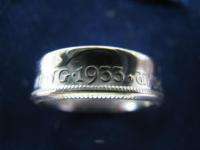 E3 1933 50% Silver One Shilling Coin Ring UK British 6  