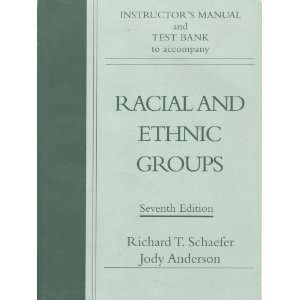  Racial and Ethnic Groups, INSTRUCTORS MANUAL AND TEST 