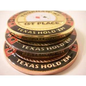  3 Coin Poker Guard Tournament Trophy Set 