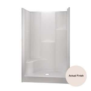  Aqua Glass 47 13/16W x 38 1/8D x 78H Medium White 