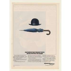   Airlines London Bowler Umbrella Print Ad (24289): Home & Kitchen