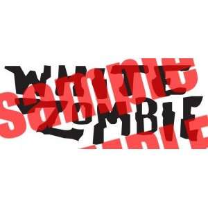  WHITE ZOMBIE MUSIC ARTIST WHITE VINYL DECAL STICKER 