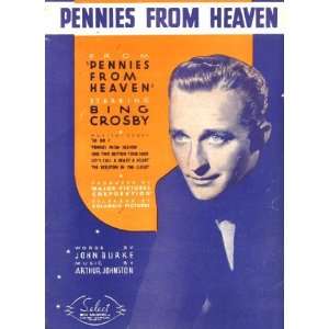 Pennies From Heaven Original 1936 Vintage Sheet Music from Pennies 