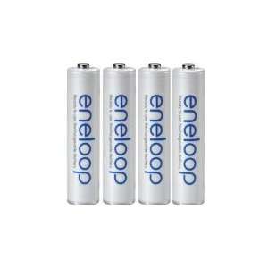   eneloop 4 Pack AAA Ni MH Pre Charged Rechargeable Batteries w/ Charger